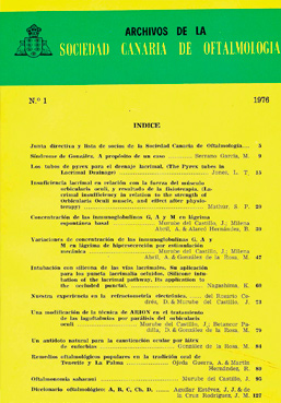 Archivos de la Sociedad canaria de Oftalmología