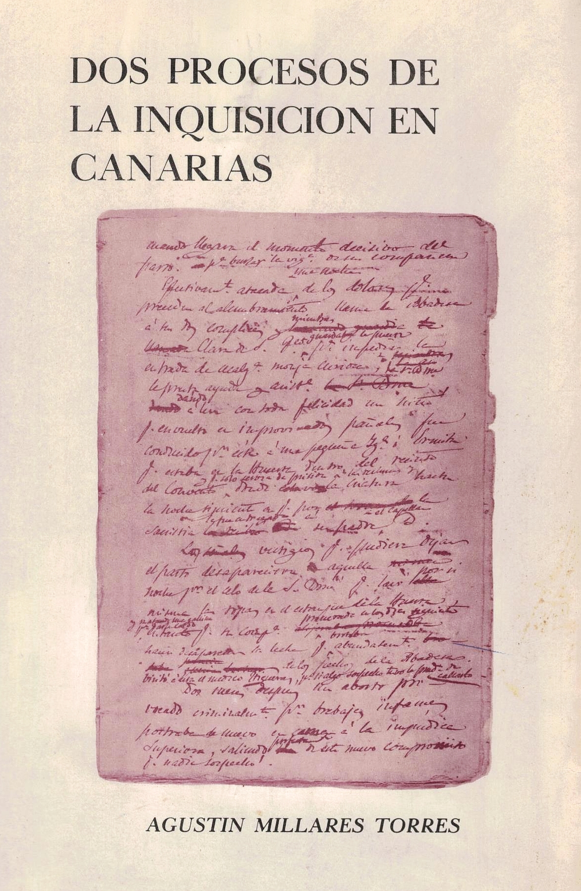Dos procesos de la Inquisición en Canarias (1981)